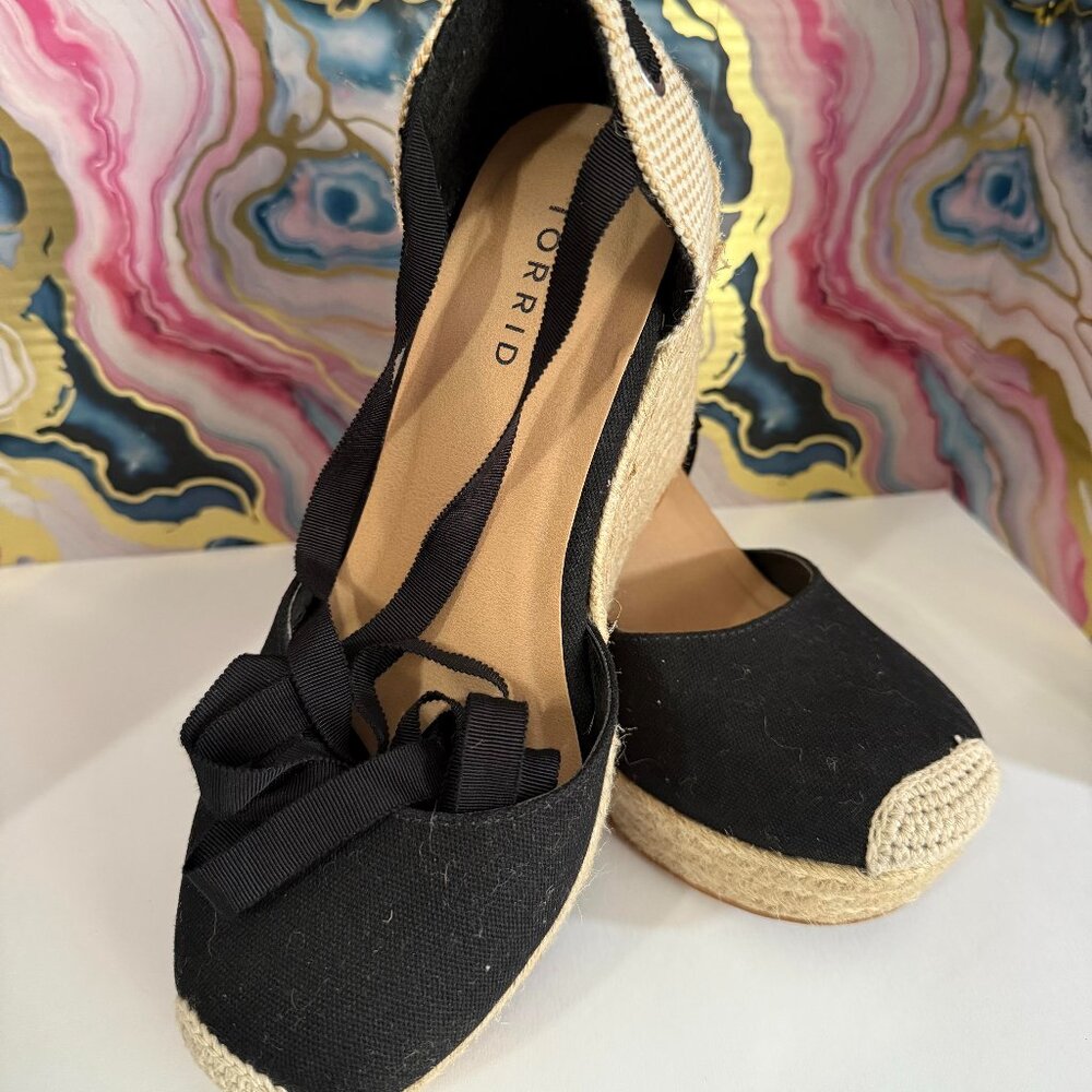 Torrid Black Wedge Heels